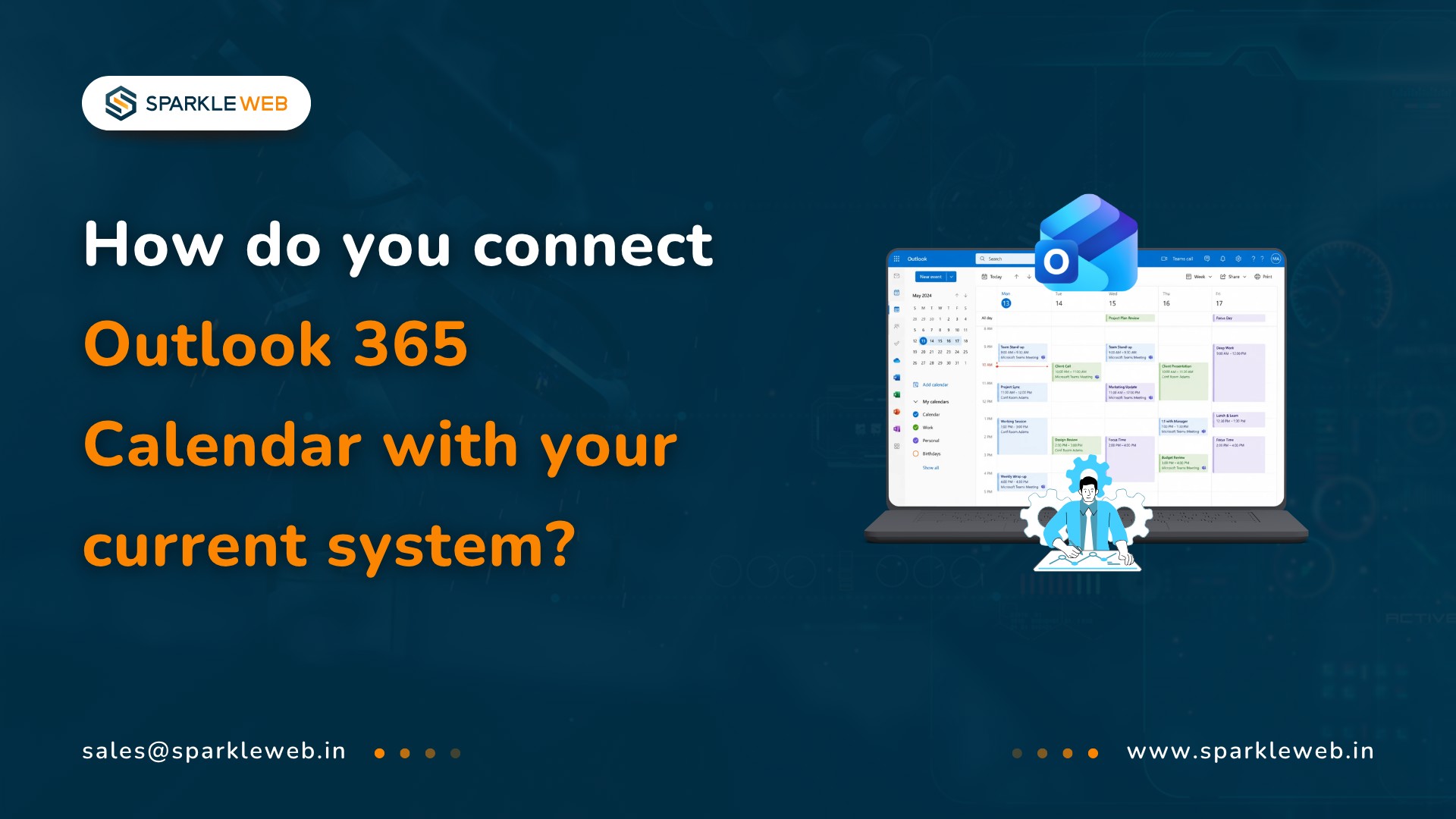 How do you connect Outlook 365 calendar with your current system